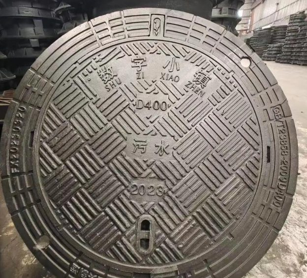 内江球墨铸铁防沉降井盖展示